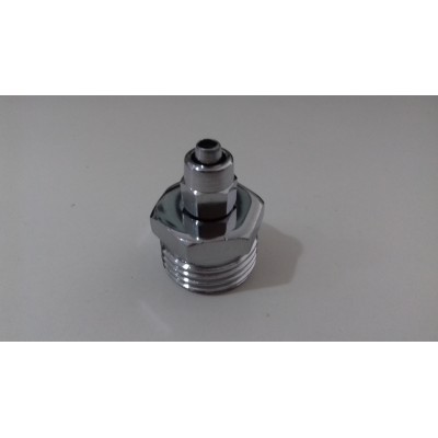 BICO DE MANGUEIRA FINA 4/4" (ROSCA EXTERNA 1/2" X ROSCA INTERNA 1/4"
